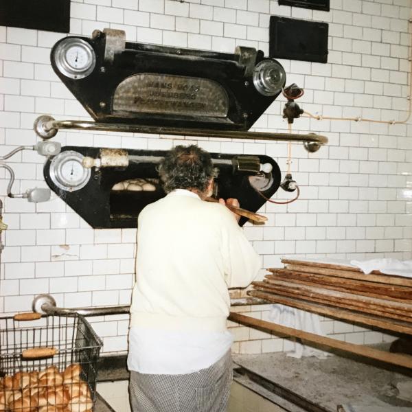 Bei der Arbeit - Backstube