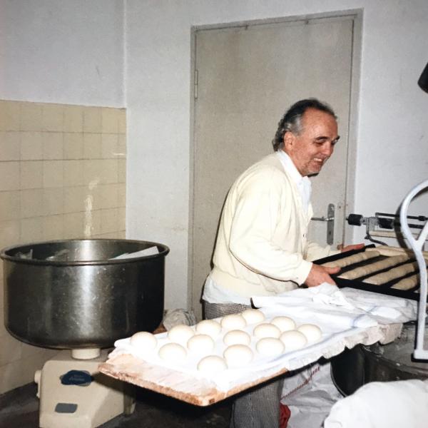 Bei der Arbeit - Backstube